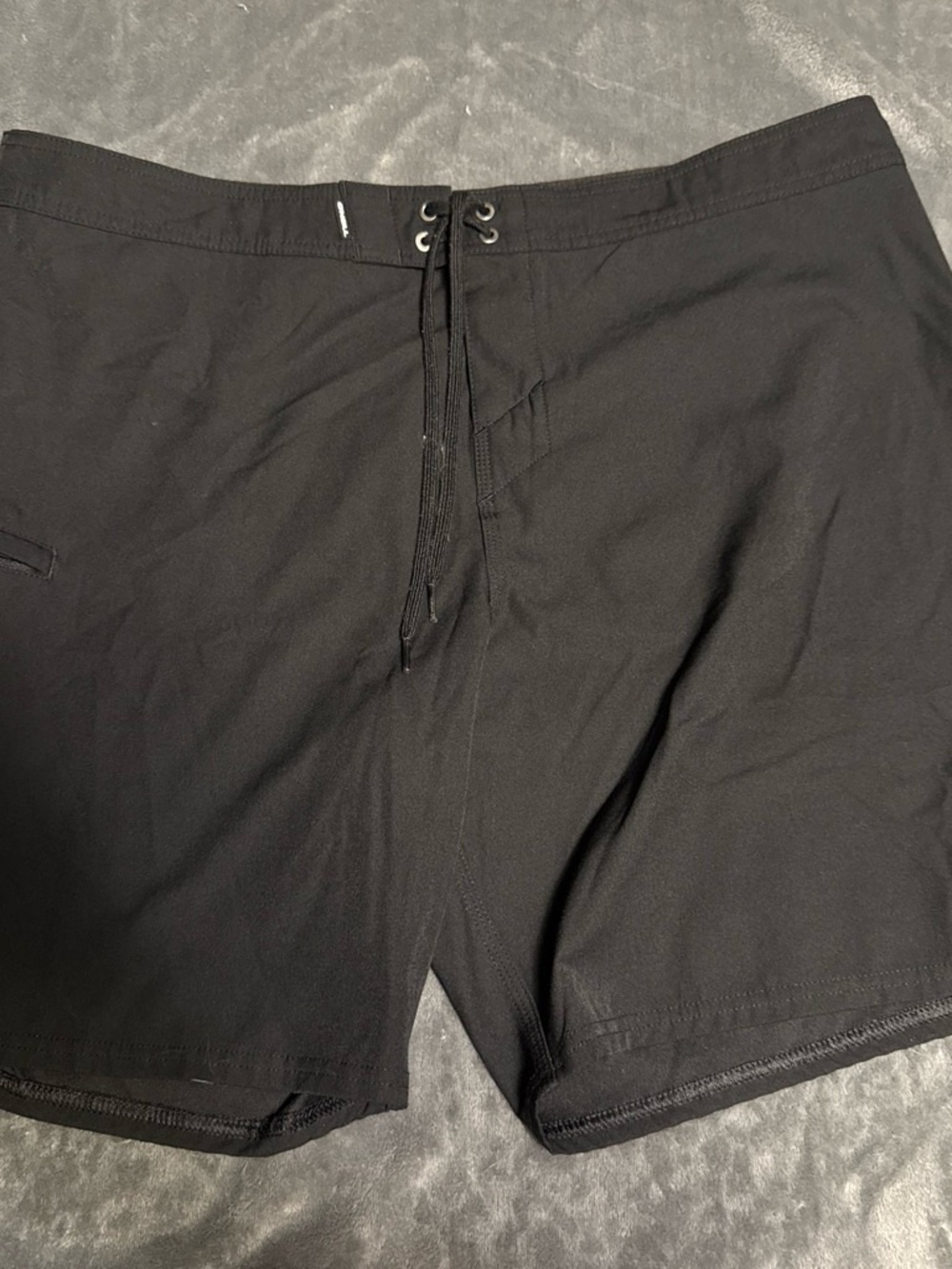 O'Neill Black Men's Swim Board Shorts with Lace Tie Waist